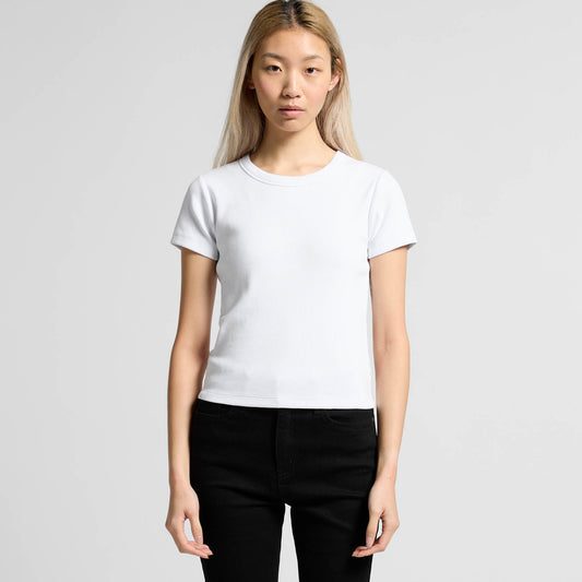Women's Organic Rib Tee - 4029G