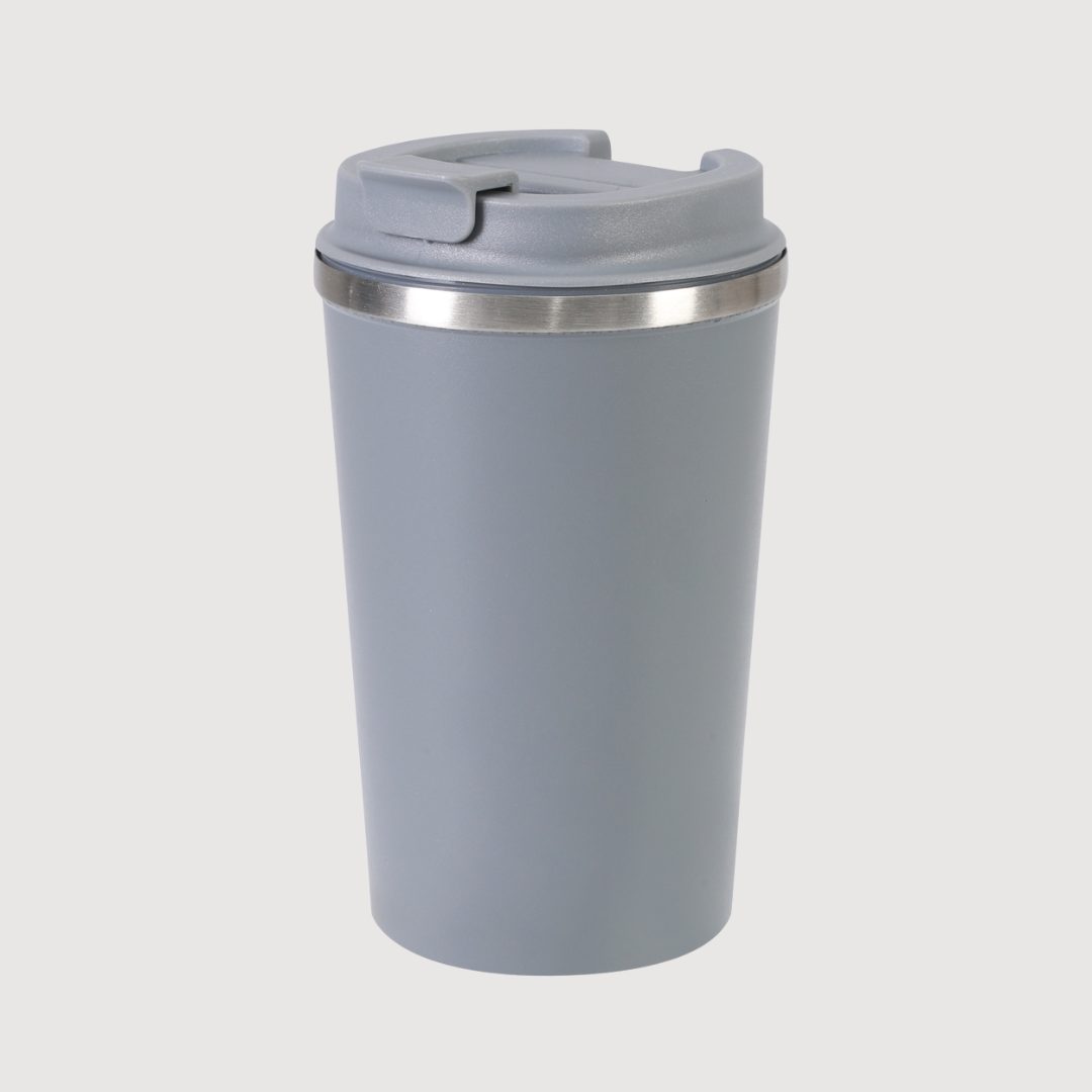 DOUBLE WALL VACUUM STAINLESS STEEL COFFEE MUG - 350ml