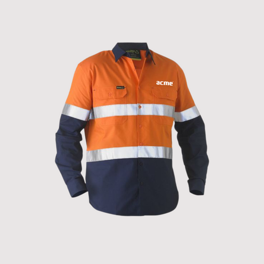 RPET Hi Vis Drill Shirt Bunzl