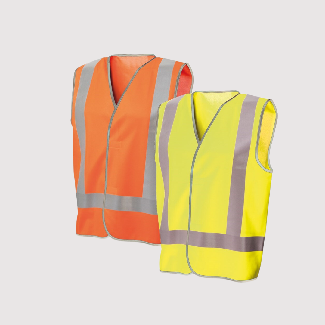 Frontier Recycled Hi-Vis Safety Vest with Reflective Tape