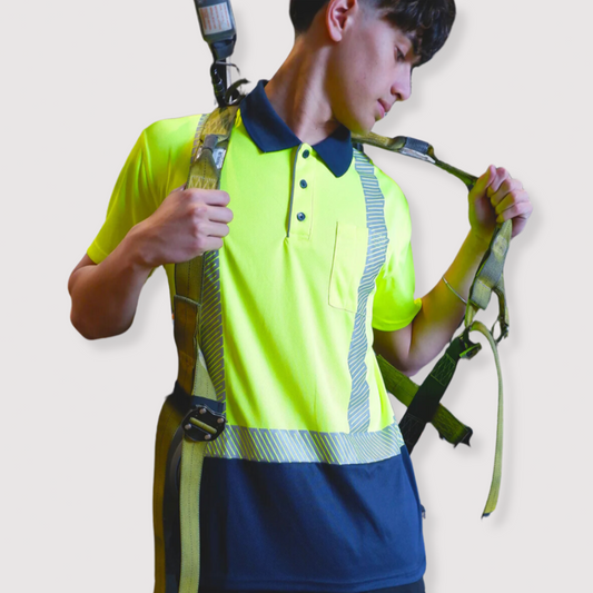 Hi Vis Recycled Day/Night Polo - LUCK•E